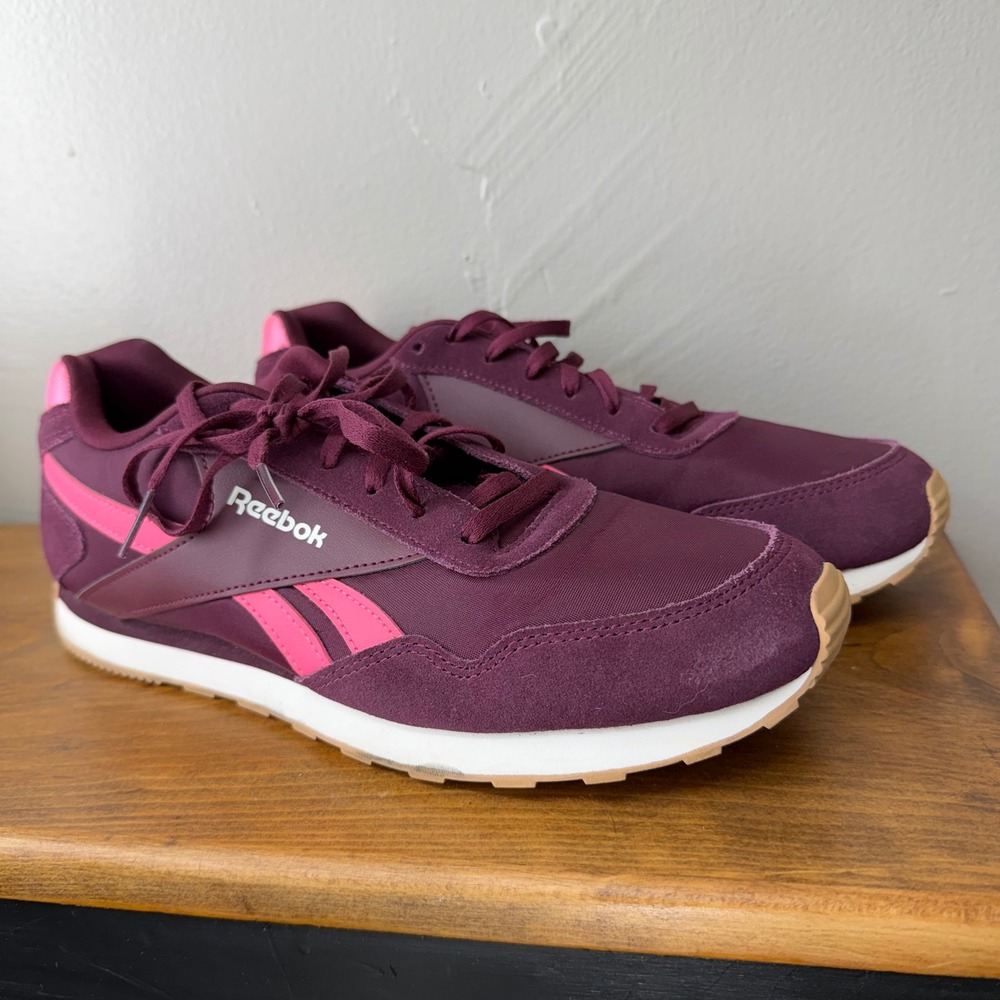 Reebok Royal Ultra Women Burgundy Pink Sneakers 1000200037 Size 10